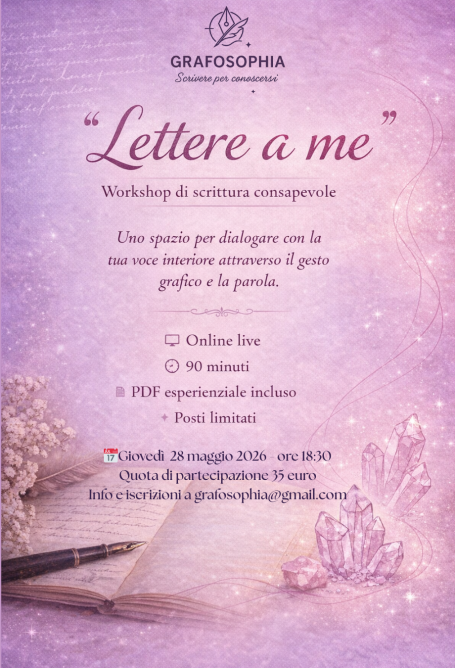 Workshop "Lettere a me"
